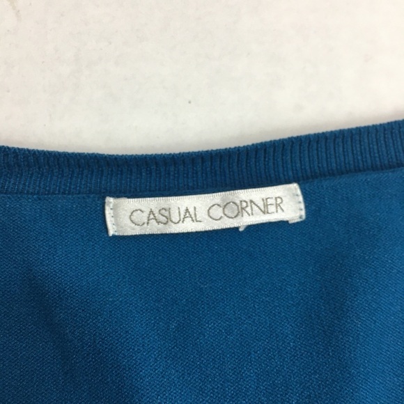 Casual Corner Button Down Sweater - Picture 5 of 11